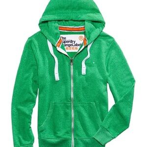 Superdry Men's Orange Label Full-Zip Hoodie